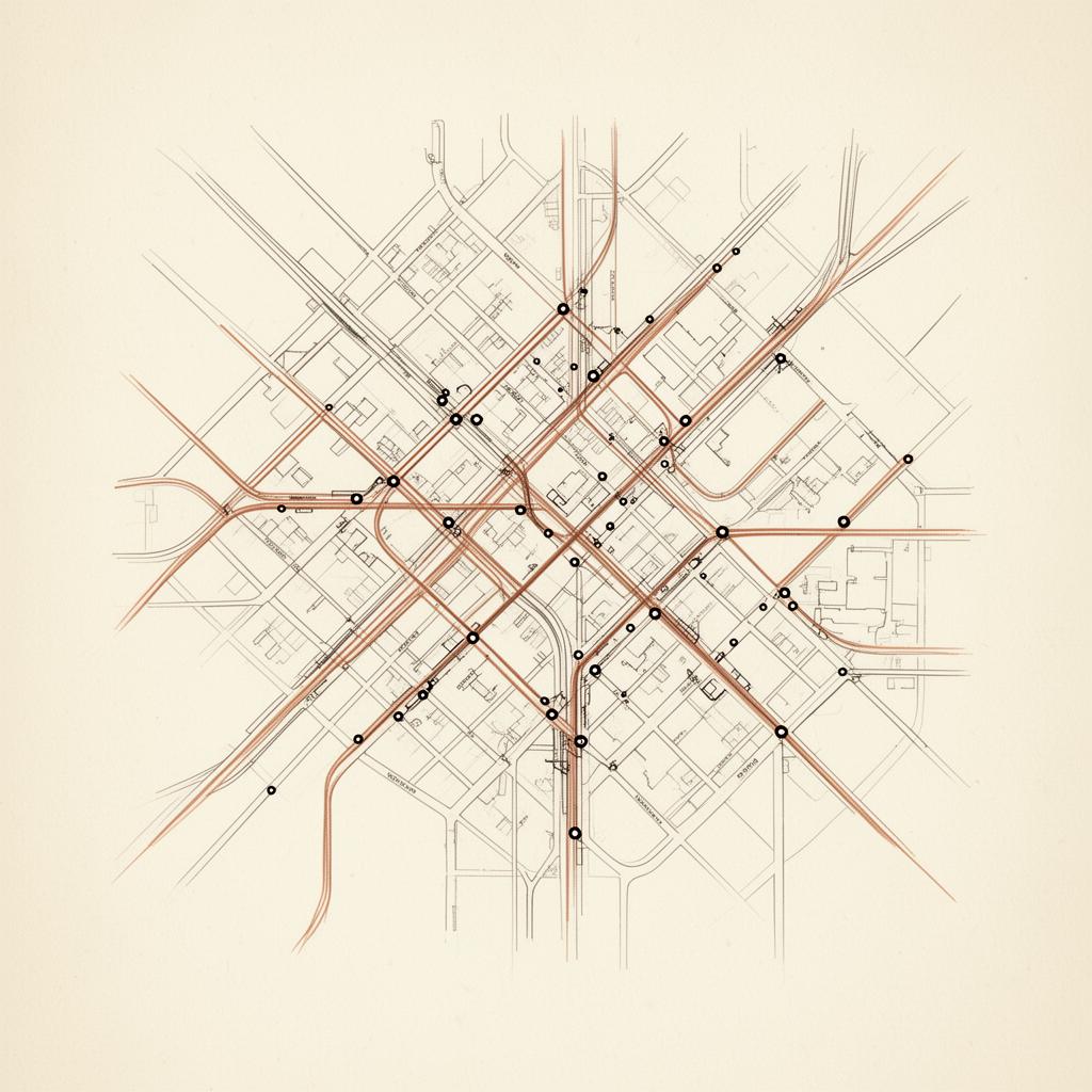 Transit planning diagram